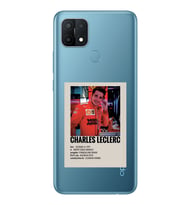 Oppo A15 / A15S Uyumlu Charles Leclerc Desenli Şeffaf Telefon Kılıfı