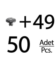 Honda için Davlumbaz Klipsi- 50 Adet