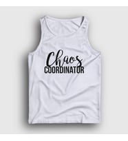 Presmono Unisex Beyaz Chaos Coordinator Ofis Beyaz Yaka Atlet 463679tt (Beyaz)