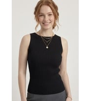 Kadın Fitilli Triko Atlet Slim Fit Yazlık Kolsuz Bluz