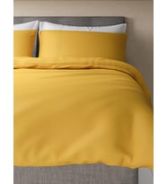 Çift Kişilik Battal Boy 220x240 Nevresim Yorgan Kılıfı - Sarı