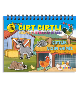 Çiftlik Bizim Evimiz - Cırt Cırtlı Hikaye ve Aktivite Kitap Serisi