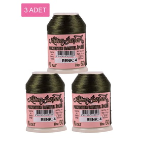 3 Adet Altınbaşak Oya ve Dantel İpi 20 gr - Royaleks - No: 004