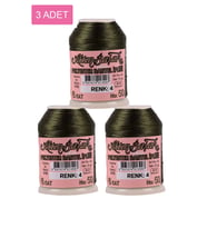 3 Adet Altınbaşak Oya ve Dantel İpi 20 gr - Royaleks - No: 004