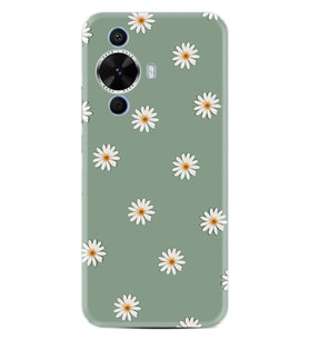 Huawei Nova 12S Kılıf Boutique Baskılı Resimli Yeşil Papatyalar Pcode -041