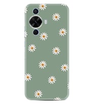 Huawei Nova 12S Kılıf Boutique Baskılı Resimli Yeşil Papatyalar Pcode -041
