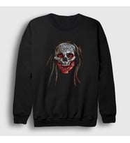 Presmono Unisex Siyah Skull Cannibal Corpse Sweatshirt 33024tt