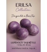 Sertifikalı Doğal Lepidolit Taşı Kütle İri Boy 30-40 mm – Dinginlik ve Ruhsal Barış Taşı (Çok Renkli)