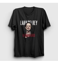 Presmono Unisex Siyah Ultraviolence Lana Del Rey T-Shirt 157050tt