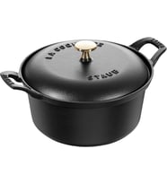 Staub La Cocotte Döküm Tencere, Demir, Siyah
