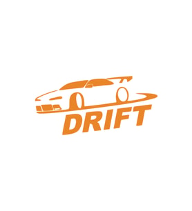 Drit Araba Sticker17x17 Cm Turuncu