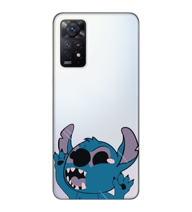 Redmi Note 11 Pro Uyumlu Stitch Desenli Şeffaf Telefon Kılıfı