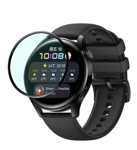 Huawei Watch 3 Zore PMMA Pet Saat Ekran Koruyucu (Siyah)