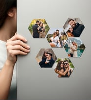 Kişiye Özel Ahşap Fotoğraflı UV Baskılı Magnet