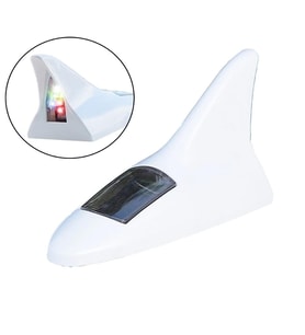 Ayt Sunup Solar Led Işıklı Shark Oto Anten Lambası Güneş Enerjili Araç Lambası