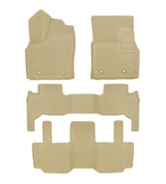 Rizline Toyota Land Cruiser J300 2021-2024 İle Uyumlu 3D Havuzlu Paspas Bej