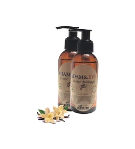 Süper Adam & Eve Vanılla Massage Oil 2 Adet Vanilya Aromalı Vücut Masaj Yağı
