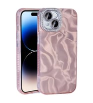 Apple iPhone 15 Kılıf Airbagli Parlak Taş Detay Tasarımlı Zore Esila Kapak