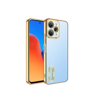 Xiaomi Redmi 12 Uyumlu Kılıf Kamera Korumalı Logo Gösteren Zore Omega Kapak