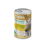 Hello Paty Yetişkin Konserve Kısırlaştırılmış Kuzu Etli Kedi Maması  24 Adet x 415 gr  ( % 70 Et )