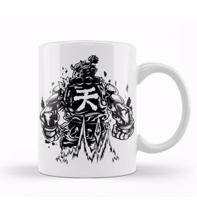 Street Fighter Akuma Kupa Bardak Porselen