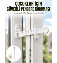 Cam Pencere Açılma Kontrol Kilidi Kolay Montaj 3’lü Yeni Nesil