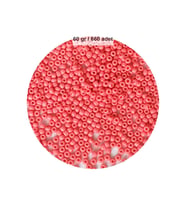 Pembe Renk 4 mm Yaklaşık 660 adet / 60 gram Cam Boncuk Oya Yazma Bileklik ve Kolye