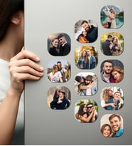 Kişiye Özel Ahşap Fotoğraflı UV Baskılı Magnet