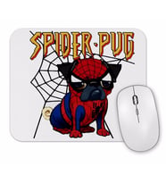 Spider Pug Köpek Örümcek Adam Mouse Pad