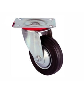 Servis Tekeri - Tablalı Siyah Döner - Çap 125 mm TG-V 5087