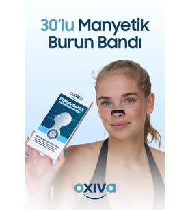 Mıknatıslı Burun Bandı 30'li Siyah Horlama Karşıtı Burun Açıcı Ekstra Güçlü