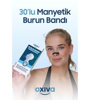 Mıknatıslı Burun Bandı 30'li Siyah Horlama Karşıtı Burun Açıcı Ekstra Güçlü