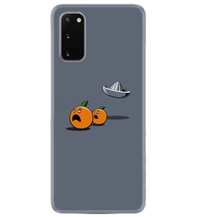 Samsung A02S A03S A10 A12 A13 A21S A22 Kılıf Desenli Silikon Orange Escape 1374