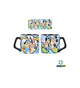GHOSTBASTIR DESIGN Bluey ve Bingo Kupa Bardak Tek Adet 0934