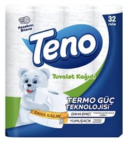 Teno Tuvalet Kağıdı 32'li. (Termo Güç Teknolojili)
