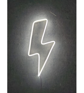 Şimşek Neon Led Dekoratif Aydınlatma ve Gece Lambası