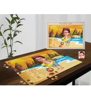 BK Gift Kişiye Özel Tatilci Çocuk Tasarımlı 1000 Parça Profesyonel Puzzle-1, 1000 Puzzle, Arkadaşa Hediye