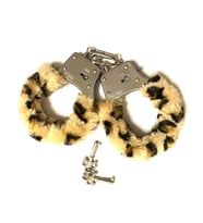 Fantezi Leopar Peluş Kelepçe