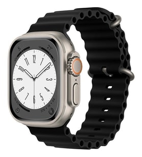 S8 Ultra Max Amoled Ekran 49MM Kordon Kilitli (Siyah)