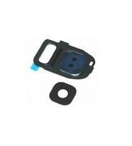 Samsung S7 Edge G935F Kamera Çerçevesi Siyah