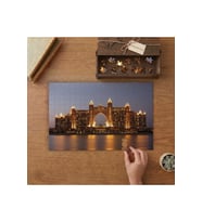 Dubai - Gece Manzarası Tasarımı 240 parça Ahşap Puzzle Ahşap Kutuda MP06798