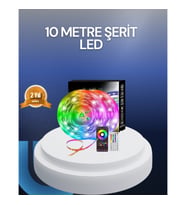 Mey İthalat® 10 Metre USB Smart Şerit Led Kumandalı Telefon Kontrollü