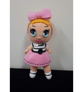 Lol Sis Swing Dol Amigurumi Organik Oyuncak