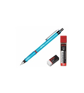 Rotring Visuclick+ Min Silgi Okul Seti 0,5 mm Mavi RO-VK05-MAVI