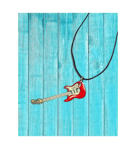 Bas Gitar Kolye (Gümüş)