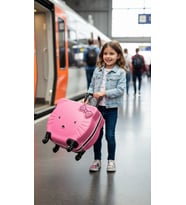 Hello Kitty 4 Tekerli Lüks Çocuk Valizi – ABS Dayanıklılık ve Şıklık