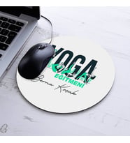 İsimli Yoga Eğitmenlerine Özel Yuvarlak Mousepad