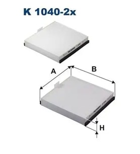FILTRON K10402X Polen Filtresi 6025370624