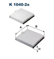 FILTRON K10402X Polen Filtresi 6025370624