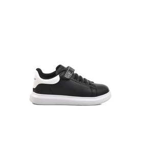 Walkway 150 F Cırtlı Siyah Beyaz Unisex Çocuk Spor Ayakkabı (Siyah - Beyaz)